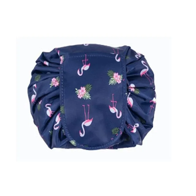 Women Drawstring Cosmetic Bag travel Organizer bag pouch Make Up Case Storage Makeup Bag