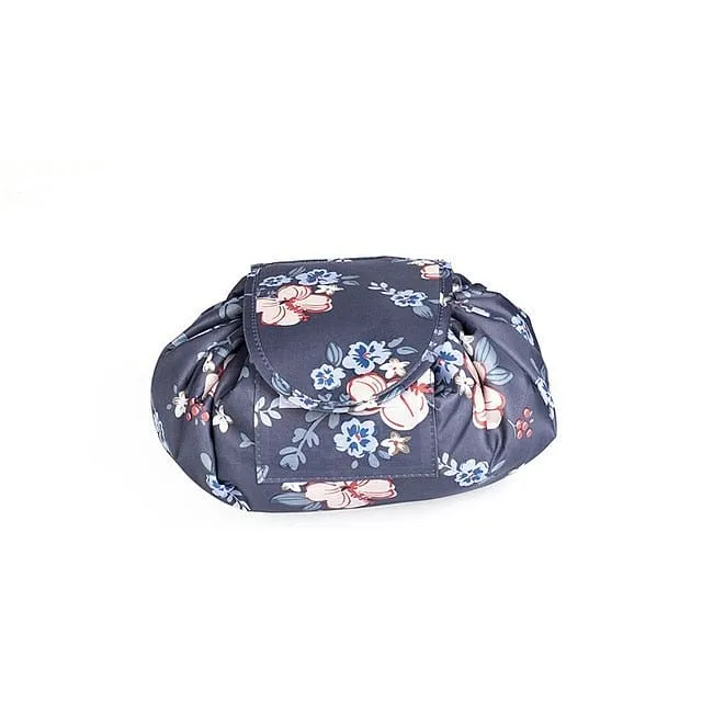 Women Drawstring Cosmetic Bag travel Organizer bag pouch Make Up Case Storage Makeup Bag