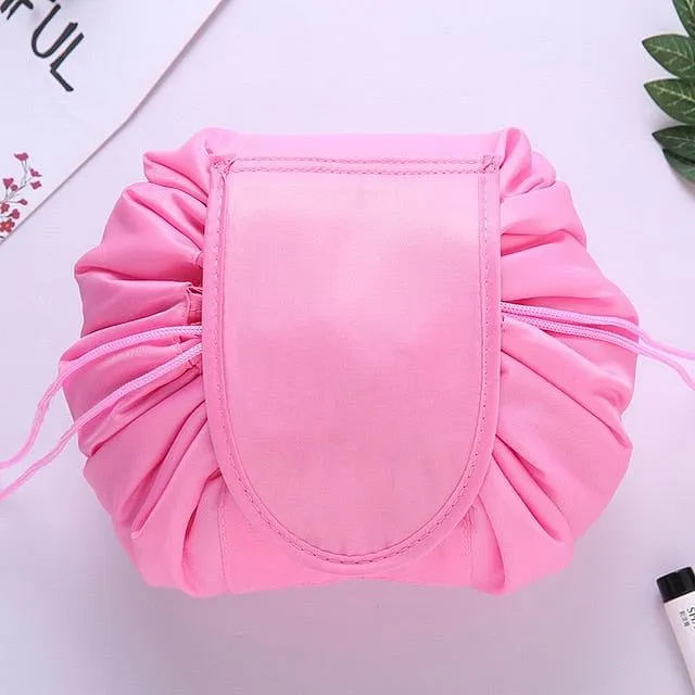 Women Drawstring Cosmetic Bag travel Organizer bag pouch Make Up Case Storage Makeup Bag
