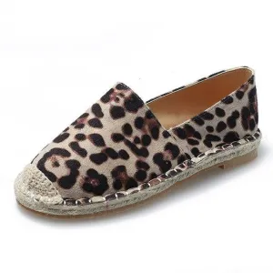 Women Leopard Loafers