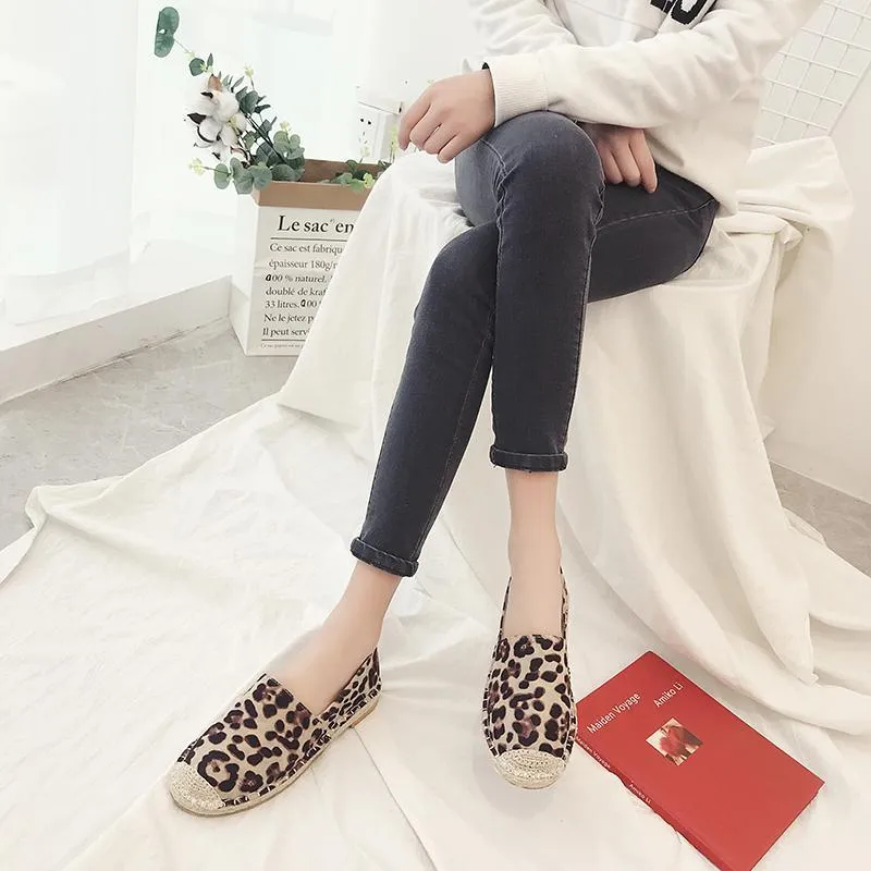 Women Leopard Loafers