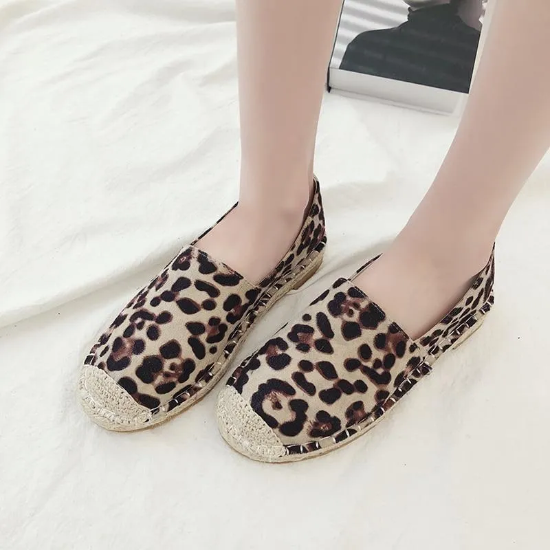 Women Leopard Loafers