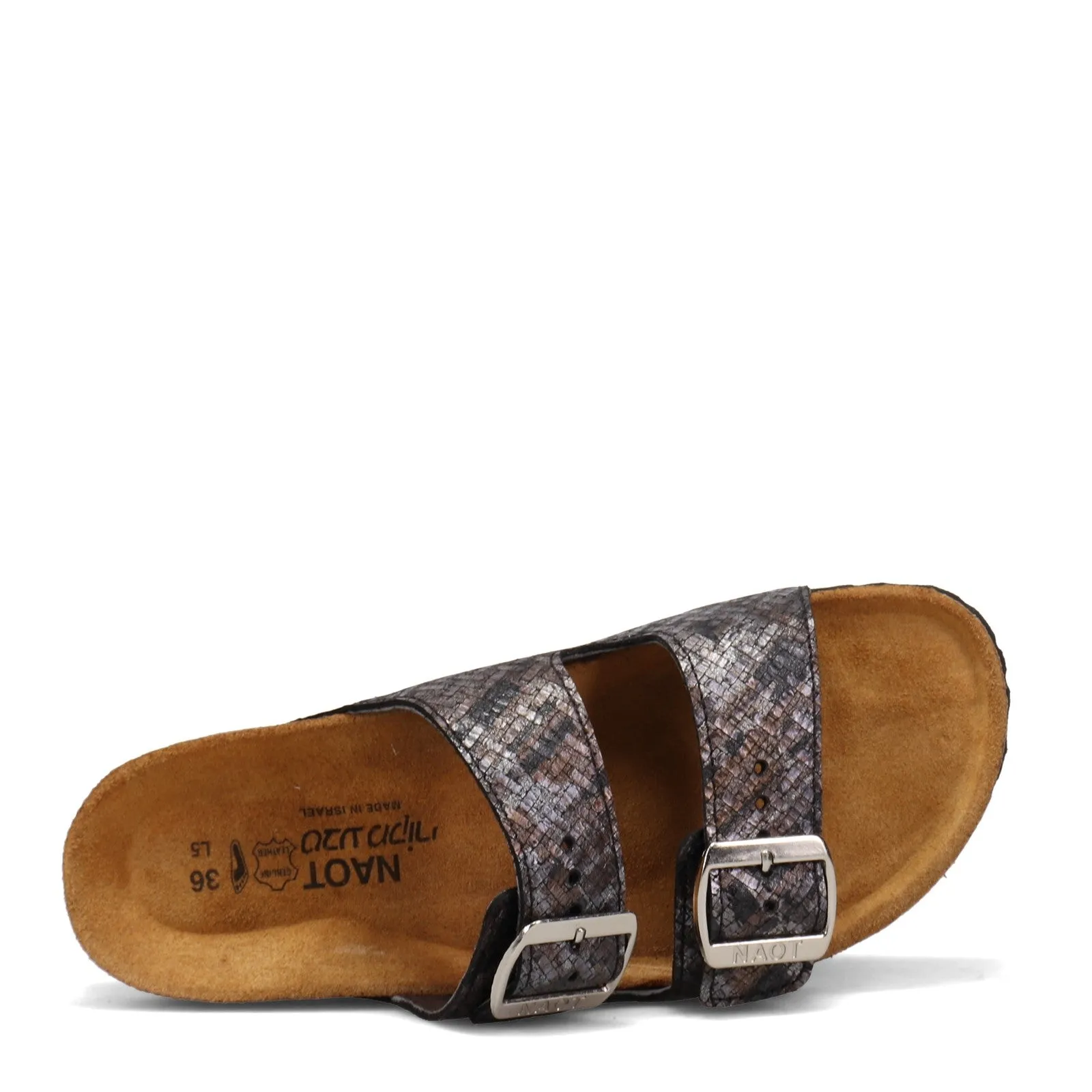 Women's Naot | Santa Barbara Two Strap Sandal | Mixed Metallic Leather