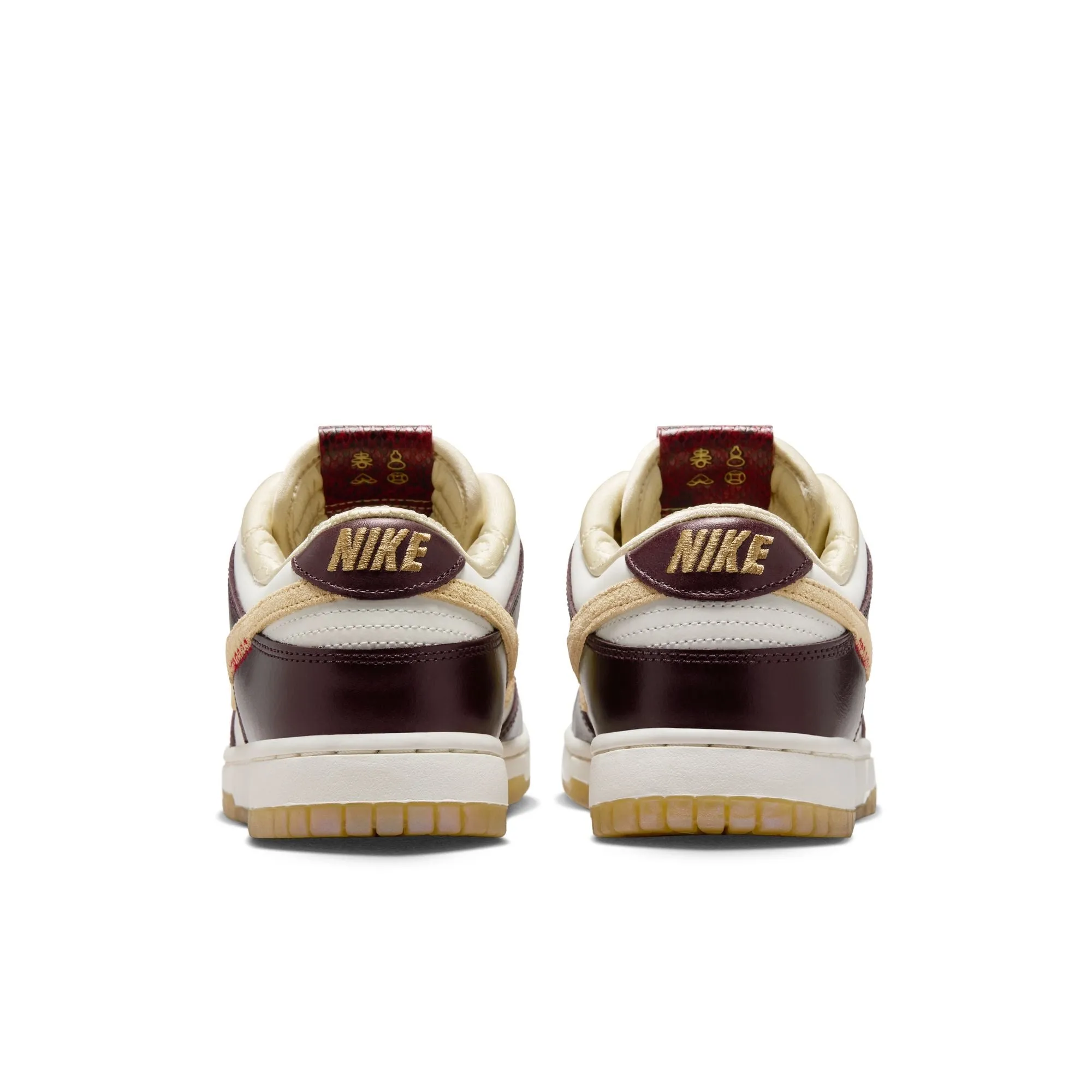 WOMENS NIKE DUNK LOW LX HV5991-171 "YEAR OF THE SNAKE" - SAIL/BURGUNDY CRUSH/TEAM GOLD