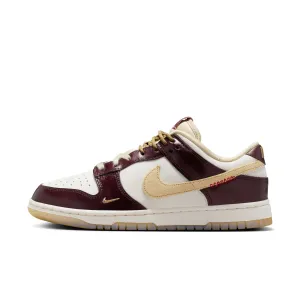 WOMENS NIKE DUNK LOW LX HV5991-171 "YEAR OF THE SNAKE" - SAIL/BURGUNDY CRUSH/TEAM GOLD