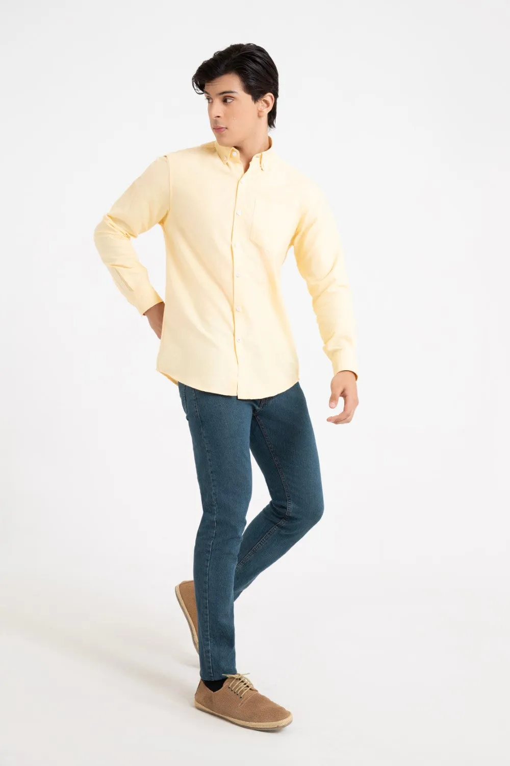 Yellow Casual Shirt