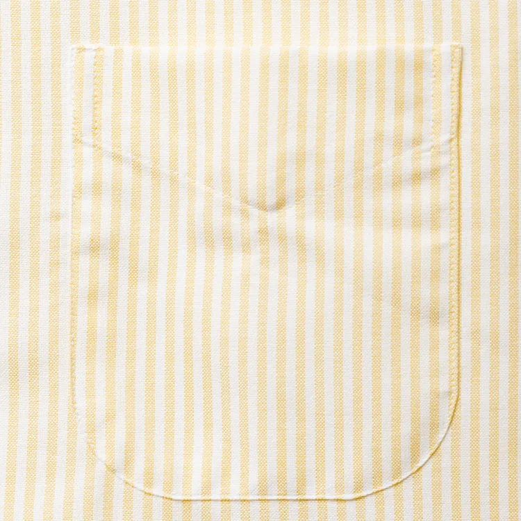 Yellow Stripe Spring Oxford Weekend Shirt