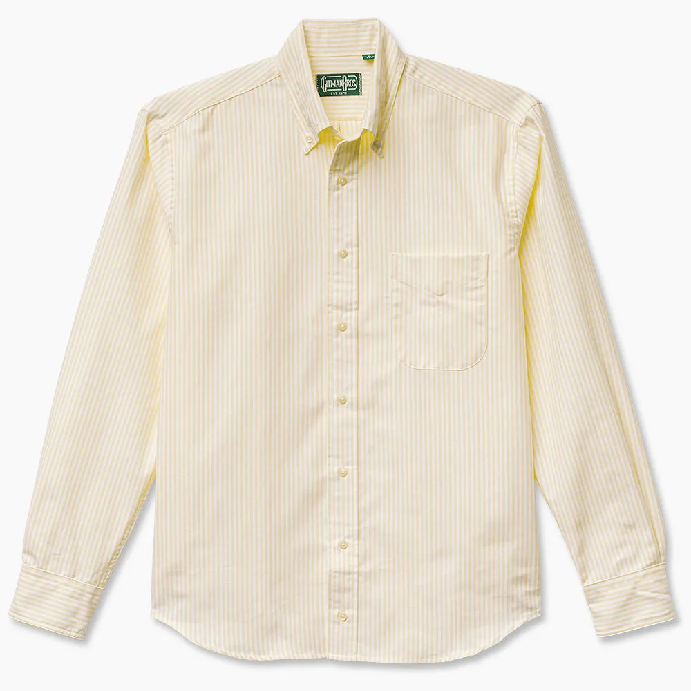 Yellow Stripe Spring Oxford Weekend Shirt