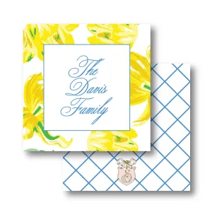 Yellow Tulips Calling Card