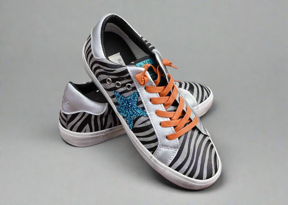 Zebra Rush Sneaker by Vintage Havana