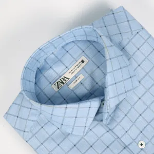 ZR Blue Checkered Shirt