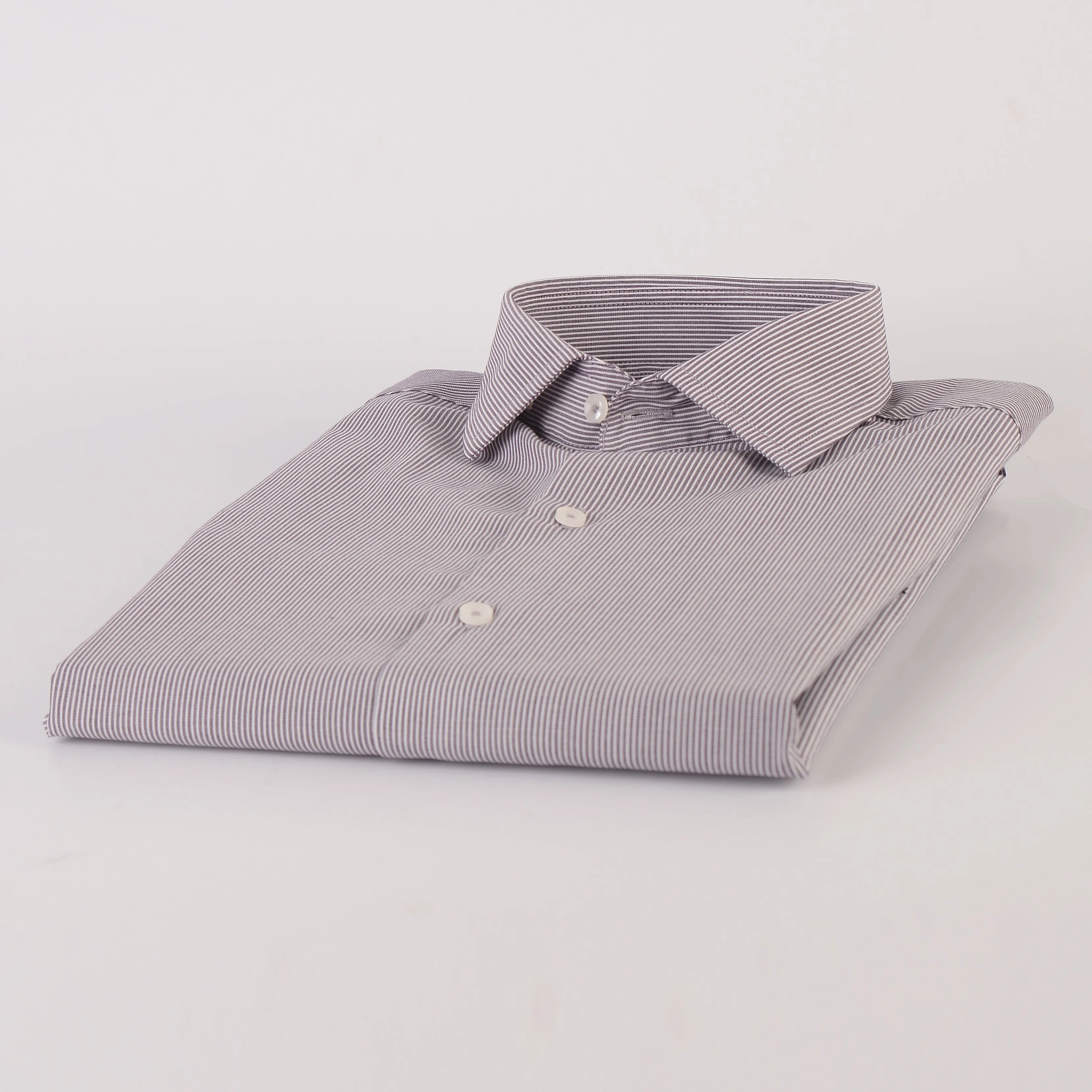 ZR Plum Pin Stripes Shirt