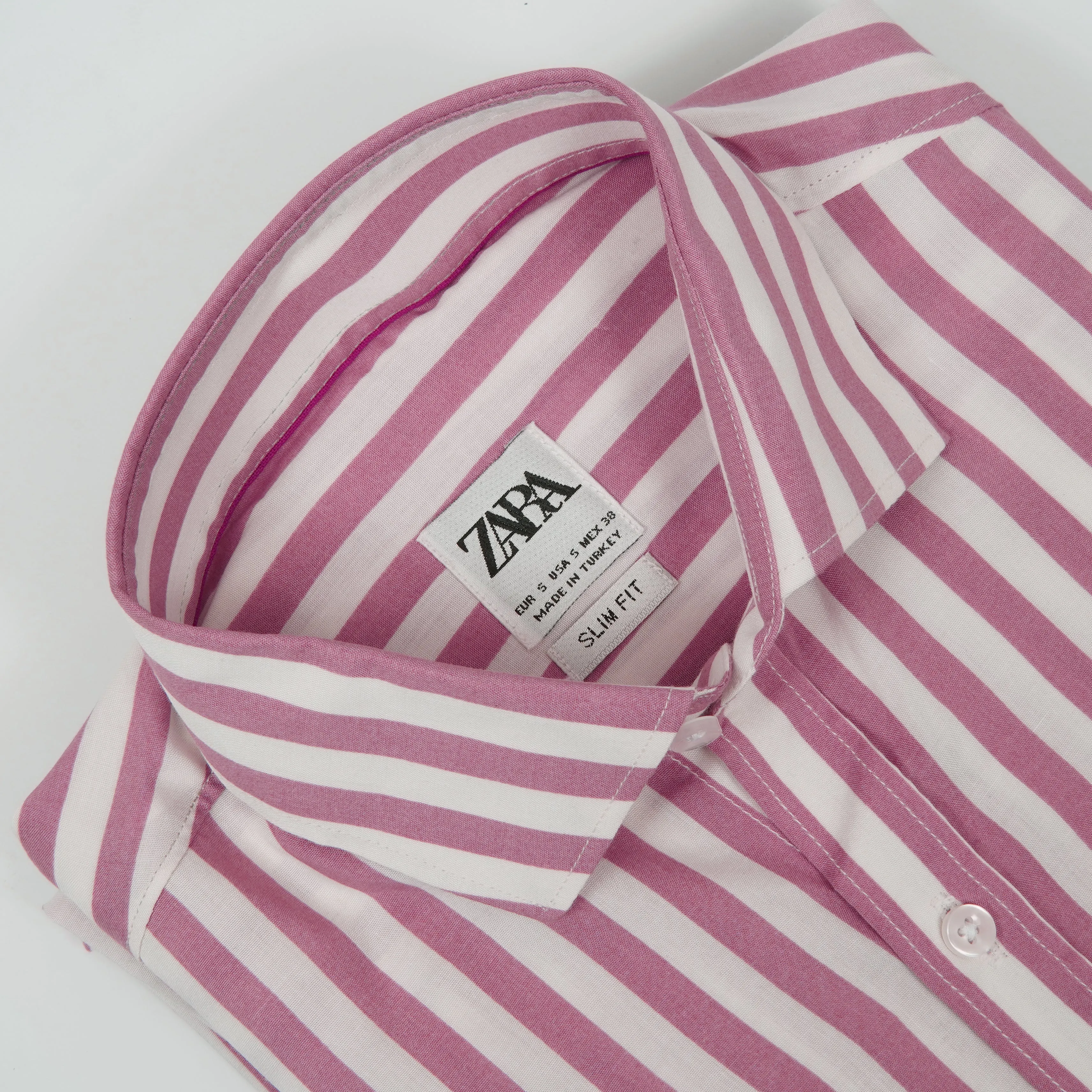 ZR Taffy & White Stripes Linen Shirt